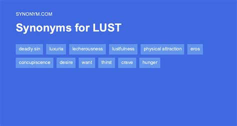 lust synonym|lust .